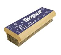 Cadeau Maître d'école - Brosse à tableau en Bois efface le Feutre et la Craie sur Tableaux Noirs et Tableaux Blancs - primaire et maternelle instituteur (Super Maître)