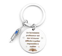 Cadeau Maitre École Fin D'Année Porte-Clef Maître École Merci