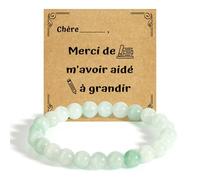 Cadeau Maitresse D'école Cadeau Atsem Maternelle D'école Fin D'année Bracelet Pierre Cadeaux Maîtresse Idee Cadeaux Femme Anniversaire Retraite Noel Pour Professeur Nounou Atsem Prof Aesh Institutrice