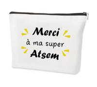 Cadeau Maitresse D'école Cadeau D'école Fin D'Année Merci Cadeaux Maitresse Valentin Noel Fete des Meres Cadeaux Saint Paques Halloween Anniversaire Original Trousse Maquillage pour Maitresse