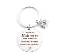 Cadeau Maitresse D'école, Cadeau Maîtresse, Merci Maitresse Cadeau, Cadeaux Maitresse D'école, Cadeau Professeur, Porte Clé Maitresse, Cadeau Maitresse Noel, Cadeau Départ Retraite Maitresse Idée