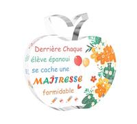 Cadeau Maitresse D'école Fin D'année,Cadeau Maitresse D'école,Cadeau Maitresse,Cadeau Personnalisé Maitresse,Cadeaux Maitresse D'école,Merci Maitresse Cadeau,Plaque Acrylique