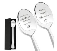 Cadeau Maitresse D'école Fin D'année Cadeau Maitresse D'école Cuillere a Cafe Idee Merci Cadeaux Atsem Maternelle Cadeaux Fin D'année Maîtresse Pour Atsem Aesh Institutrice Noel Pâques Nouvelle Année