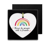 Cadeau Maitresse D'École Fin D'année -Céramique Plaque Décorative Boîte Maitresse D'École Cadeau Merci Maitresse Decoration Voiture Cadeau Maîtresse Fin D'année Cadeau Saint Valentin Pour Maitresse