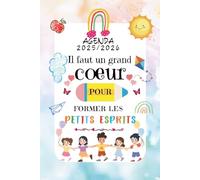 Cadeau Maitresse D'école fin d'année: Merci ATSEM , Nounou , Joli AGENDA enseignant Maternelle SEMAINIER ORIGINAL