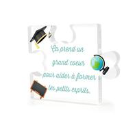 Cadeau Maitresse D'École Fin D'année,Merci Maitresse,Cadeau Atsem,Cadeau Personnalisé Maitresse,Cadeaux Maitresse D'École,Acrylique Cadeau Professeur Idee Personnalisé Original