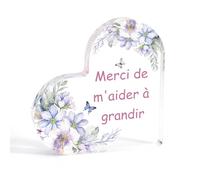 Cadeau Maitresse d'école Fin d'année Merci Maitresse Cadeau Atsem Maternelle Acrylique Cadeau Nounou Personnalisé Idee Cadeau Atsem Merci Cadeau Professeur Cadeau Aesh Cadeau Noel Fete Des Mere