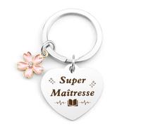 Cadeau Maitresse École Fin D'année - Idée Merci Porte Cle Cadeau Atsem