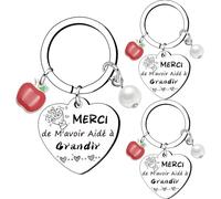 Cadeau Maitresse et ATSEM - Porte Clé Maternelle Pour Noel et Fin D'année