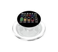 Cadeau Maîtresse Fin d'Année Merci Maîtresse Humour PopSockets PopGrip pour MagSafe