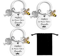 Cadeau Maîtresse Porte-Clés - Merci Maîtresse d'École - Cadeau Femme Anniversaire