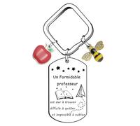 Cadeau Maitresse pour Noel et École - Porte Clé Atsem Maternelle - fin d'Année