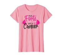Cadeau Malade Cancer Sein Du Sein Plus Forte Que Le Cancer T-Shirt