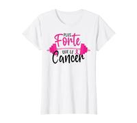 Cadeau Malade Cancer Sein Du Sein Plus Forte Que Le Cancer T-Shirt