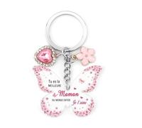 Cadeau Maman Acrylique Porte Clef Idée Cadeau Maman Anniversaire Saint Valentin Noel Fete Des Meres Cadeaux Mere Mère Noël Retraite Remerciement Fête Des Mères Porte Clé Cadeaux Femme Original