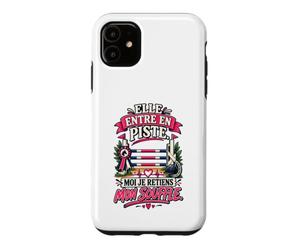 Cadeau Maman Cavalière Concours Équitation CSO Stress Coque pour iPhone 11
