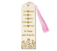 Cadeau Maman Marque-Page pour Mère Signet avec Enveloppe Cadeau pour Fête des Mères Anniversaire Noël