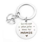 Cadeau Mamie,Cadeau Anniversaire,Cadeau Fete Des Meres,Bonne Fete Mamie,Porte-Clés,Cadeaux Paques Adulte,Cadeaux Noel Femme,Merci De M'avoir Aidé À Grandir