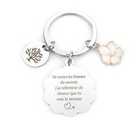 Cadeau Mamie,Cadeau Anniversaire,Cadeau Fete Des Meres,Bonne Fete Mamie,Porte-Clés,Idee Cadeaux Noel Femme,Cadeaux De Remerciement,Merci De M'avoir Aidé À Grandir