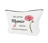 Cadeau Mamie Idée Cadeau Mamie Original,Fête des Mères Cadeax Sac à Cosmétiques,Cadeaux pour Grand-mère Cadeaux pour la fête des mères Trousses de Maquillage de Noël Cadeaux pour Dames