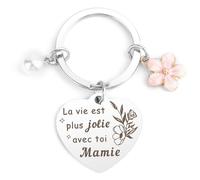 Cadeau Mamie Noel Original Porte Clef Mamie Cadeau Pour Grand Mere Porte Clé Fetes Des Grands Meres Bonne Fete Mamie Cadeaux Fete Des Grand Mere Anniversaire Mamie Super Mamie