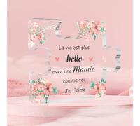 Cadeau Mamie Original Acryliques Puzzle Cadeaux Anniversaire Mamie Cadeaux Belle Mere Noel Cadeau Fete des Grand Mere