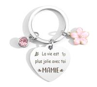 Cadeau Mamie Porte Clef Femme Original Utile Cadeau Fete Des Meres Cadeaux Anniversaire Mamie Porte Clef Cadeaux Fete Des Mere Noel Et Depart Retraite Fils Et Filles Pour Grand Mere Personnalisé