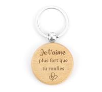 Cadeau Mari Saint Valentin Cadeau pour Couple Porte Clé en Bois Idee Cadeau pour Mari Cadeau Couple Noel Original Cadeau pour Mon Mari Cadeaux Couple Cadeau Homme Couple Cadeau Mariage Cadeau Noel