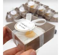 cadeau mariage invité bougie personnalisée, 30 Pièces remerciement Idée petit cadeau pour merci baptêmes our mariage, cadeaux de fête, fiançailles, anniversaire, Noël, baptême
