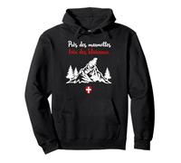 Cadeau Marmotte Humour Près des Marmottes Loin Blaireaux Sweat à Capuche