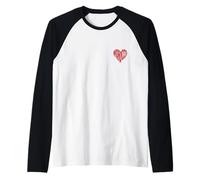 Cadeau Maroc dans Mon Coeur Toujours Amour Patriotique Manche Raglan