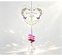 Cadeau Marraine, Cristal Attrape Soleil Cadeaux Marraine Parrain Bapteme Cadeau Original Cadeaux Secret Santa Nouvel an Anniversaire Saint Valentin Paques Baptême De Ma Filleule