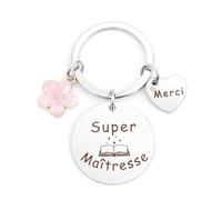 Cadeau Merci Maitresse D'école Fin D'année Porte Clef Femme Cadeau Fin D'année Scolaire Cadeaux Atsem Maternelle Super Maîtresse Merci Handy Idee Cadeaux Maitresse Noel Porte Clefs Porte-clés