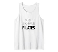 Cadeau Minimaliste « Inhale Exhale Pilates » pour Les Amateurs de Bien-être Débardeur
