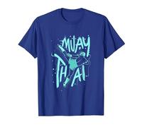Cadeau Muay Thai Thai Boxe MMA T-Shirt, Homme, Bleu Royal, 3XL