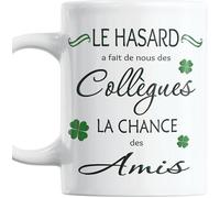 Cadeau Mug Collègue de travail Le Hasard a fait de nous des Collègues la Chance des Amis Anniversaire Noel Pot Depart