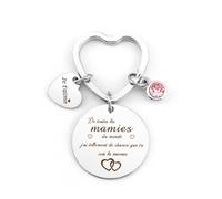 Cadeau Noel Fête Des Grands-Mères Cadeau Mamie Porte Clef Cadeaux Fete Des Meres Grand Mere Anniversaire Fête Des Grands Mères Porte Clé Cadeaux Pour Mamie Paques