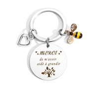 Cadeau Noel Maitresse D'école, Cadeau Maitresse D'école, Cadeau Atsem, Porte Clef Maitresse D'école, Cadeau Maitre D'école, Cadeau Maitresse D'école Fin D'année,Cadeau Professeur,Idée Cadeau Maitresse