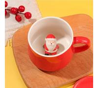 Cadeau Noel Tasse a Cafe Femme Homme Fille Soeur Couple Maman Amie Grand Pere Collegue Frere Maitresse Papa Ado Noël Cadeaux Enfant Mug Tasses Kawaii Christmas Mugs Rigolo 50 Autocollants Inclus