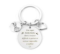 Cadeau Nounou, Cadeau Nounou Fin De Contrat, Cadeau Nounou Original, Merci Nounou, Porte-Clés Nounou Cadeau,Cadeau Merci, Cadeau Nounou Anniversaire, Nounou Merci, Idée Cadeau Nourrice, Cadeau Femme