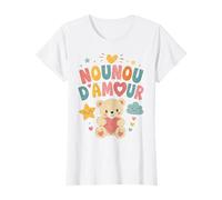 Cadeau Nounou d'amour Original Babysitter Nourrice Merci T-Shirt
