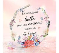 Cadeau Nounou Original Acryliques Idee Cadeau Nounou Fin De Contrat Cadeau pour Nounou Cadeau Maitresse D'école Fin D'année Cadeau Atsem Cadeaux Nounou Cadeaux pour Nounou Merci Maitresse Cadeau Noel
