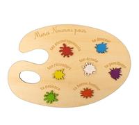 Cadeau Nounou Original Palette de Peinture - Cadeaux de Remerciement pour nounous Assistante Maternelle Fin de contrat - idée personnalisé Nounou Anniversaire Fin d'année Noël Retraite fête