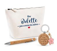 Cadeau Odette Pas comme Les Autres | Coffret Trousse, Stylo & Porte-clés Remerciement Femme