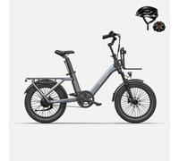 (Cadeau offert : 49,99 €) ADO Air One Pro / Ultra C Vélo électrique utilitaire polyvalent et confortable - Air One Pro (2 vitesses) - Gris clair de lune