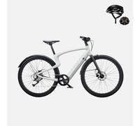 (Cadeau offert : 49,99 €) Vélo électrique Urtopia Carbon 1 Pro 10 vitesses, guidon Smartbar avec commande vocale, GPS, application et connectivité Internet - Taille L (175-195 cm) / Crème