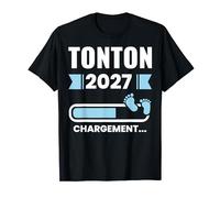 Cadeau Oncle Annonce Grossesse Bébé Garçon Futur Tonton 2027 T-Shirt