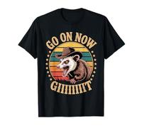 Cadeau Opossum Cowboy Vintage Western Country Opossum Go On Now T-Shirt