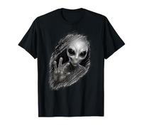 Cadeau Original 3D UFO OVNI Trompe œil Extraterrestre Alien T-Shirt