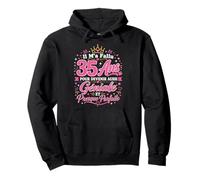 Cadeau Original Femme 35 Ans Anniversaire Presque Parfaite Sweat à Capuche